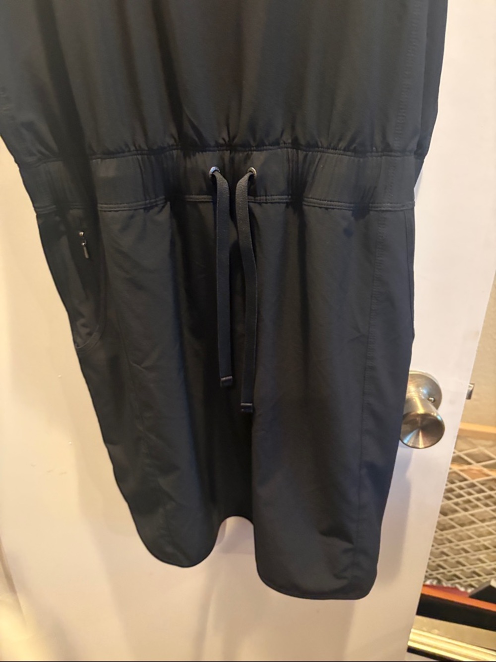 Patagonia Black Racerback Drawstring Mini Dress - Picture 5 of 5
